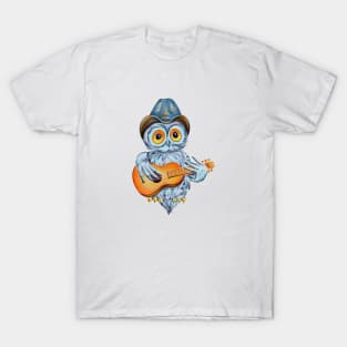 Owl with a guitar T-Shirt